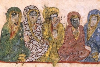Bedeckte Frauen im fatimidischen Ägypten aus Maqāmāt al-Ḥarīrī