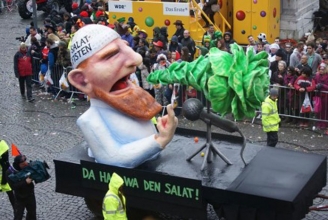 Pierre Vogel am Düsseldorfer Karneval