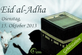 Eid al Adha fällt dieses Jahr auf den 15. Oktober 2013